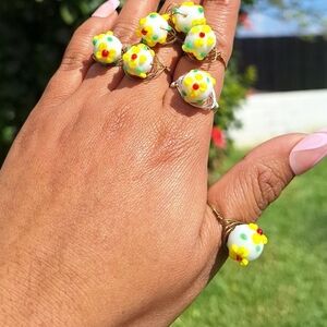 Cristal Ring,Wire Wrapped Ring, Stone Ring